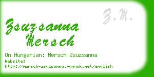 zsuzsanna mersch business card